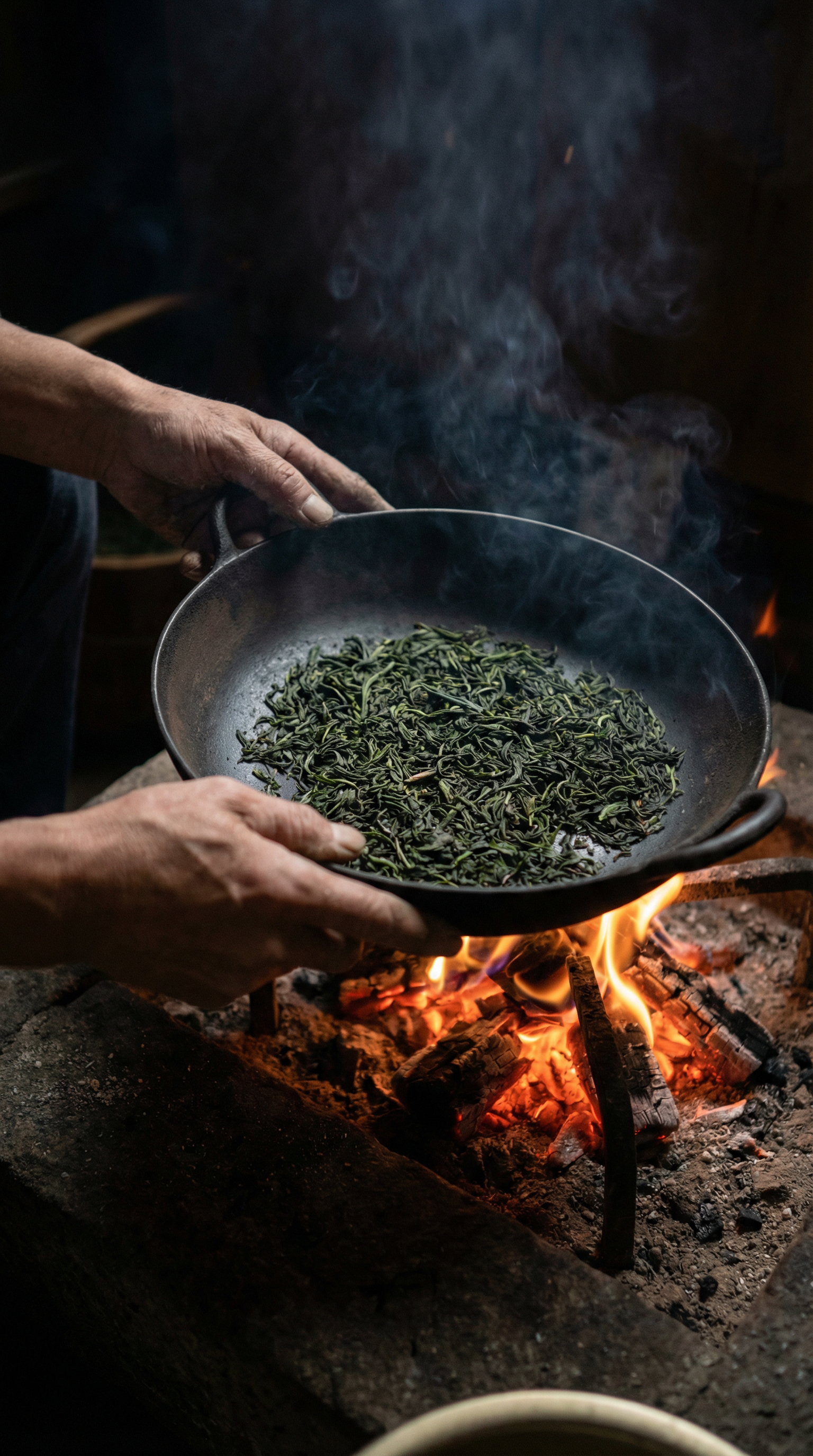 狭山火入れ工程